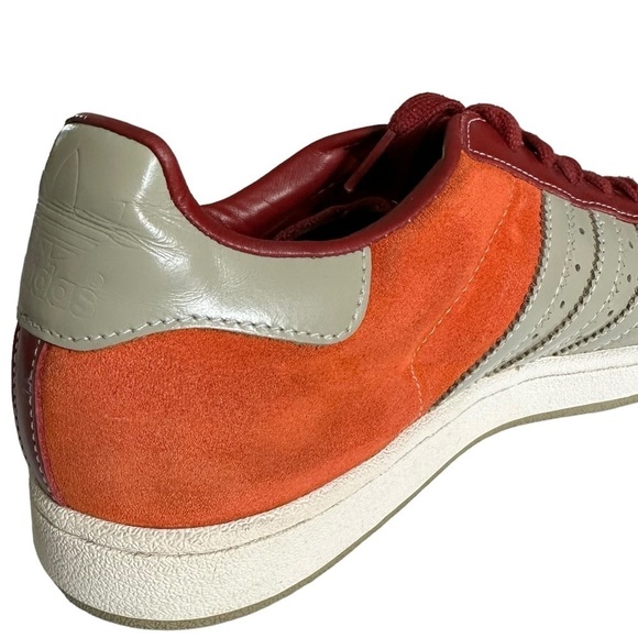 ADDIDAS RARE SUPERSTAR 1 SHELL TOE RED AND ORANGE SNEAKERS SIZE 11.5 - Picture 11 of 13